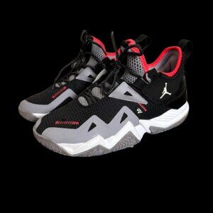 Jordan Westbrook One Take Black Red Gray Men’s Size 8.5 Basketball Shoes